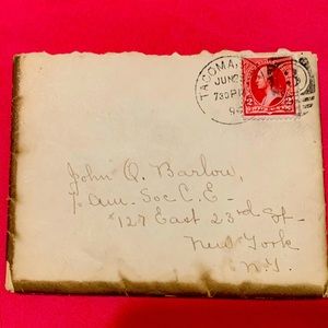 Rare 1894 postage / two cent stamp on the envelope, rare rare.